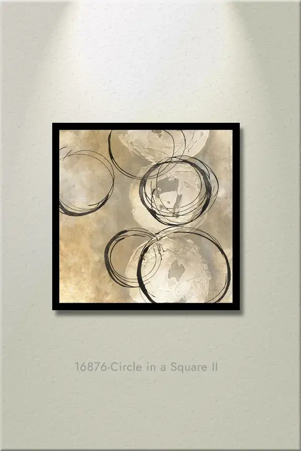 Cuadro abstracto circulos