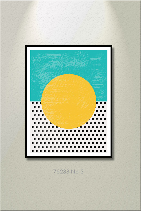 Cuadro litografía moderna con mucho color