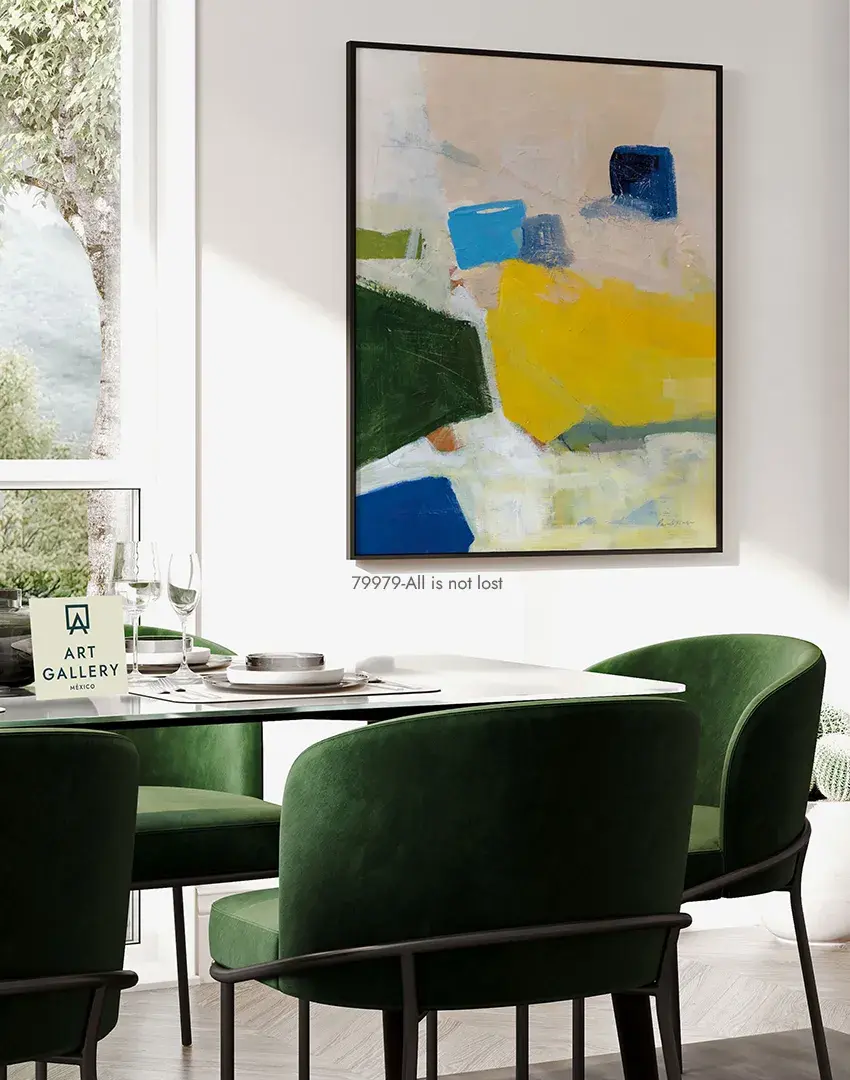 Cuadro abstracto moderno para restaurant