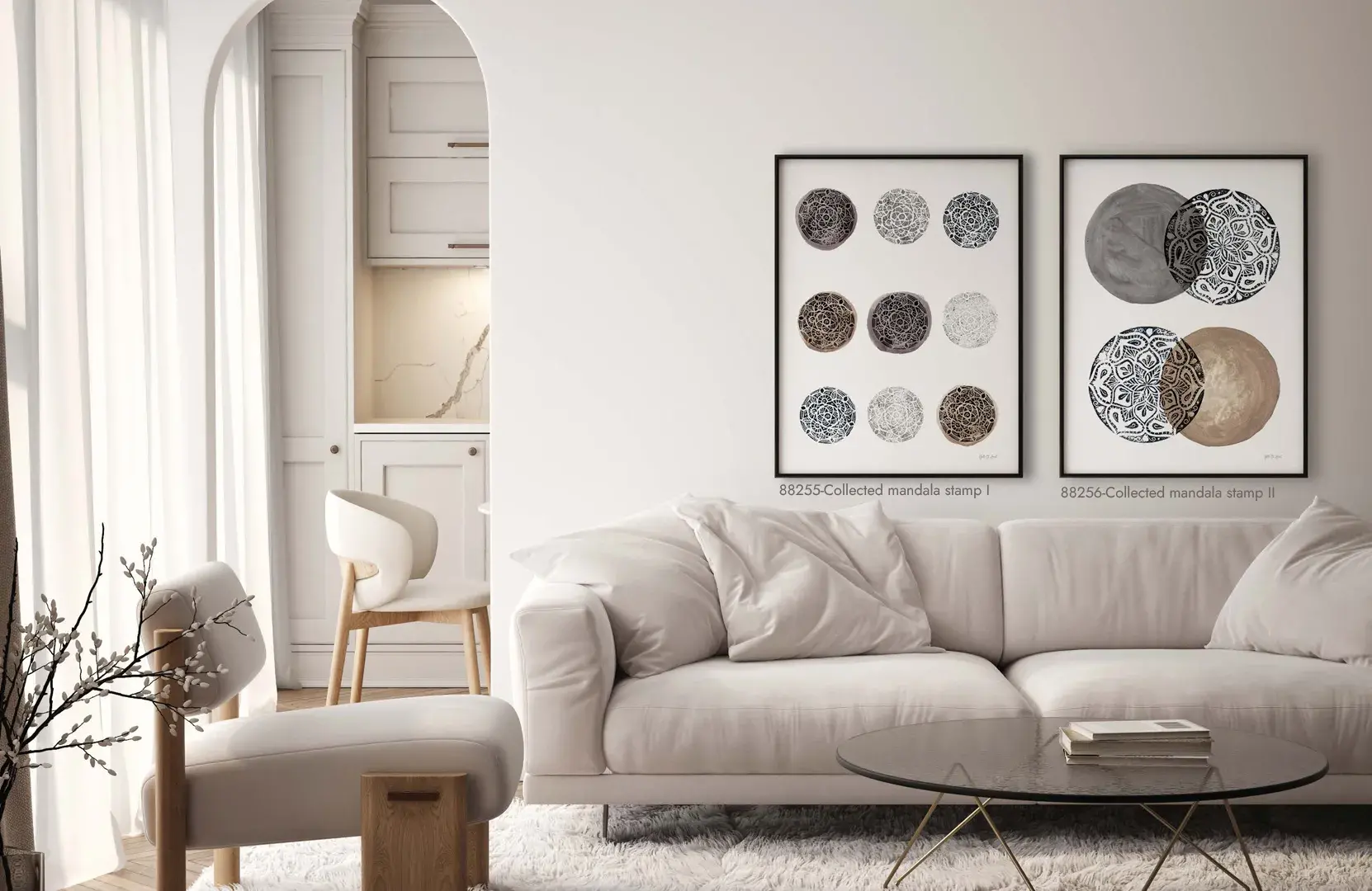 Cuadro minimalista para hoteleria