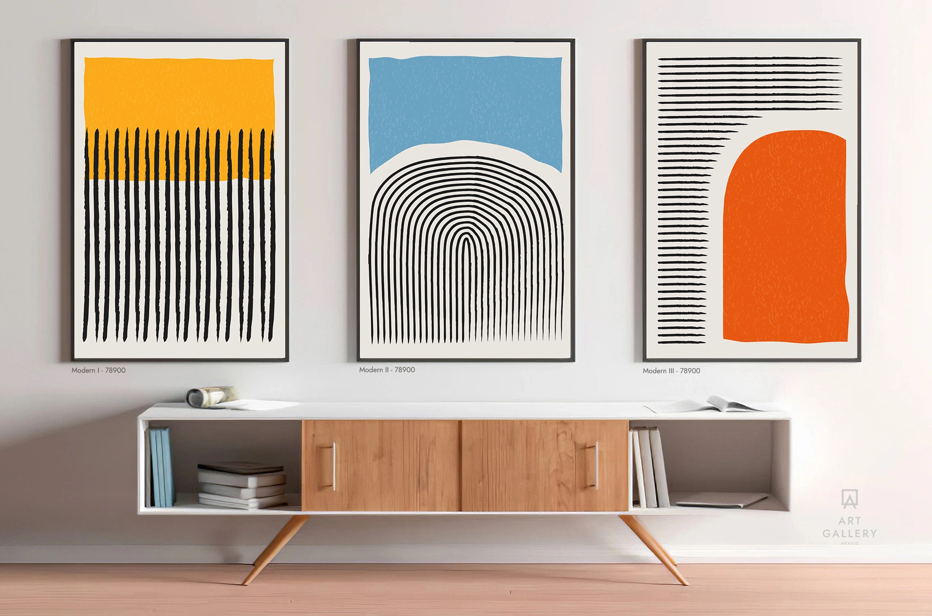 Cuadros modernos coloridos